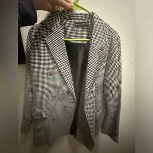 Houndstooth blazer